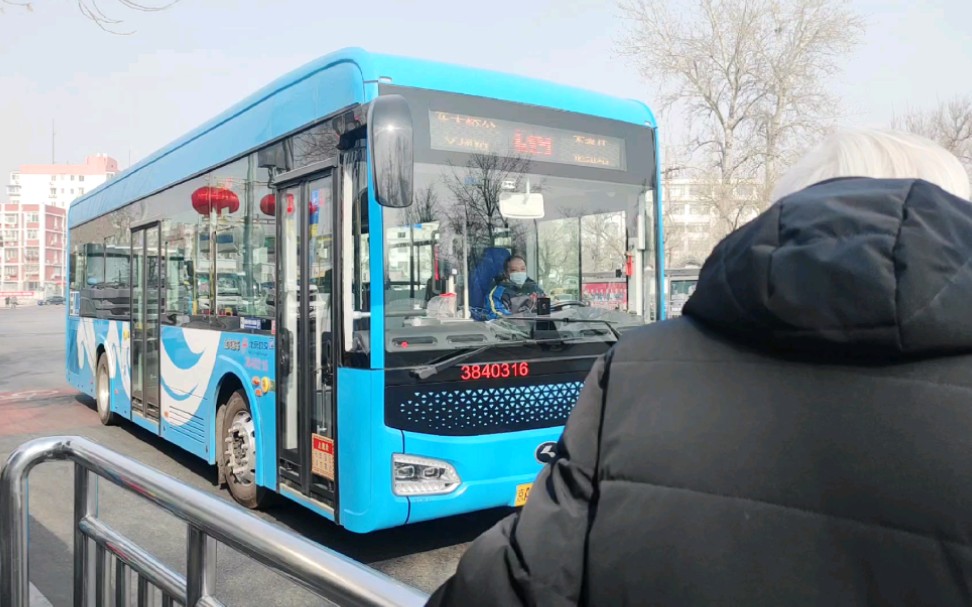 (金龙回归)北京公交139路混动金龙进龙潭公园站