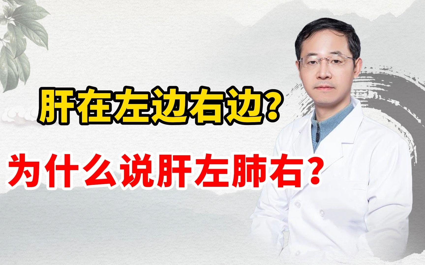 为什么说肝左肺右?