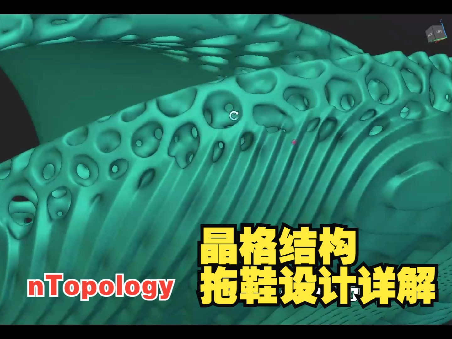 nTopology晶格结构拖鞋设计详解哔哩哔哩bilibili