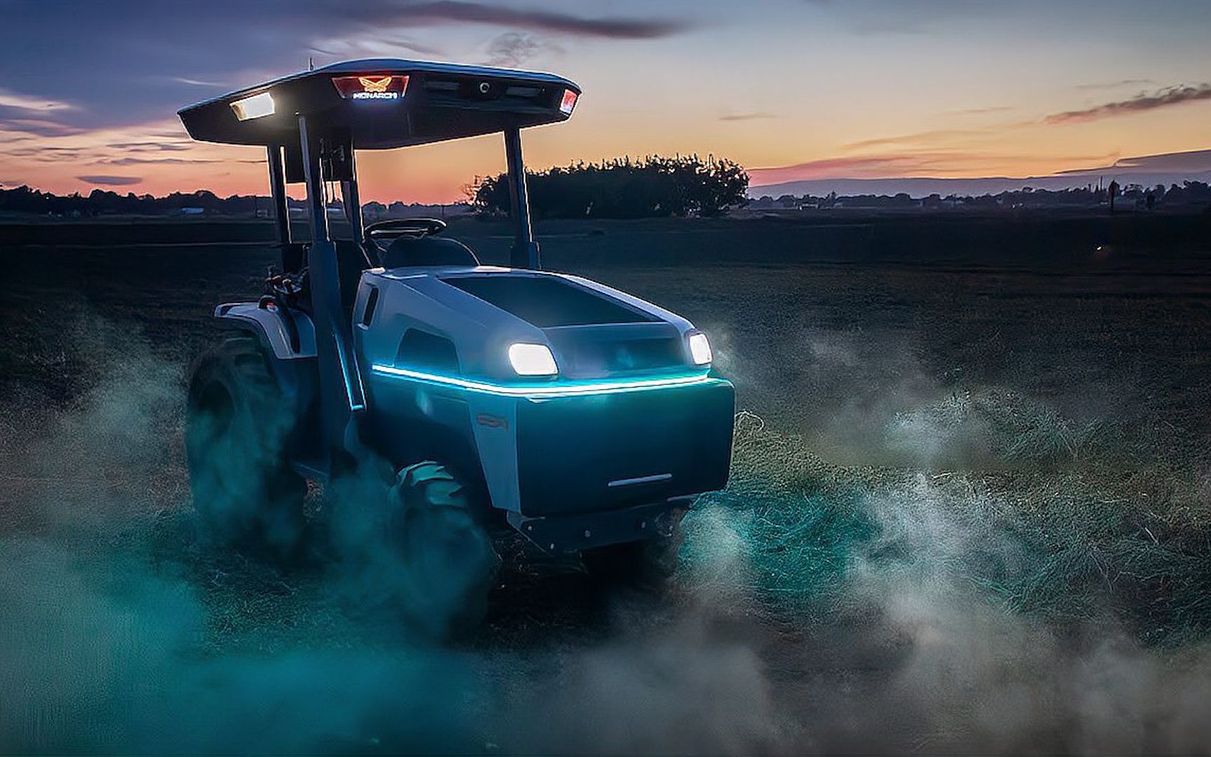 史上最"壕"拖拉机,科技感十足,轻松实现人在家中坐地在自己耕