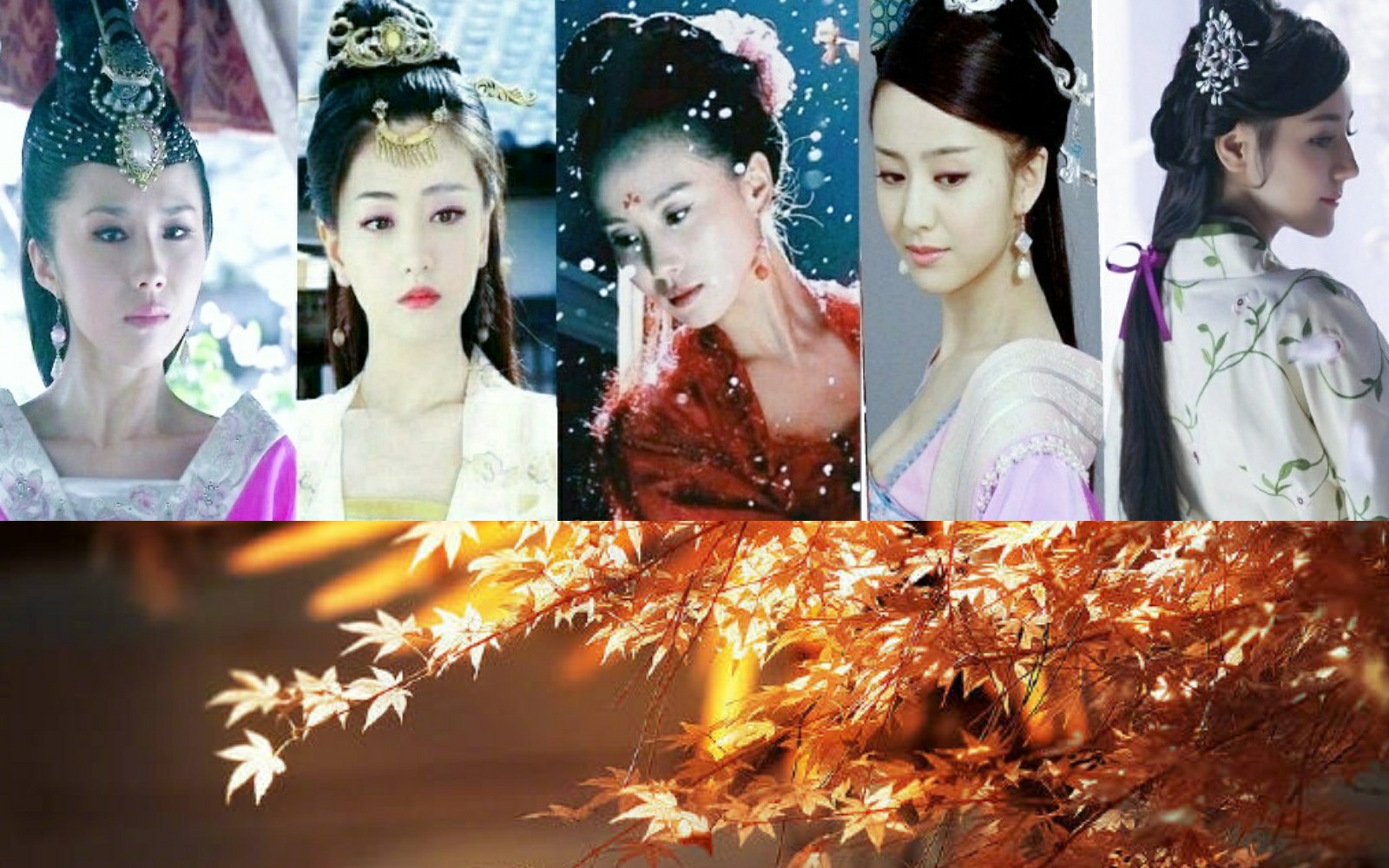 从此君王不早朝古装群像古装美女古装舞蹈群像仪凤谐清曲回鸾应雅声