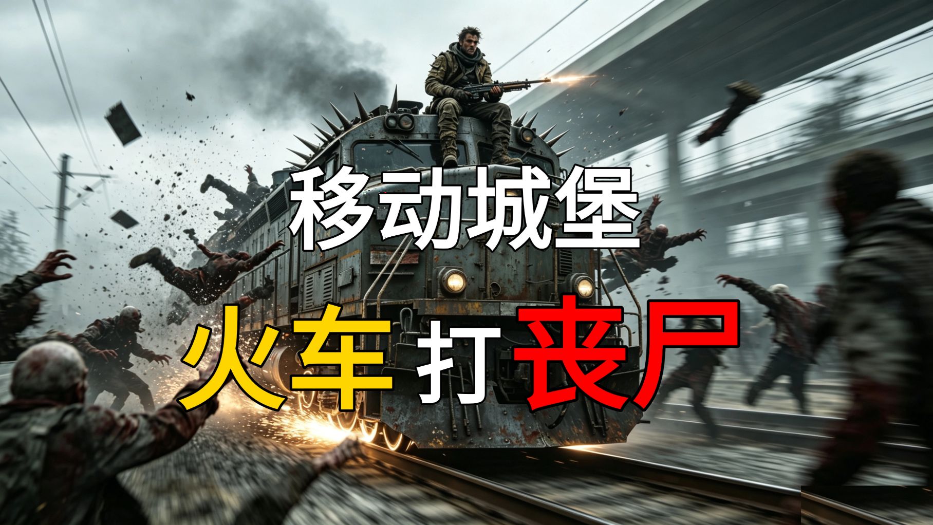 开着火车末日生存，探索世界打造移动堡垒！【丧尸列车】合集！
