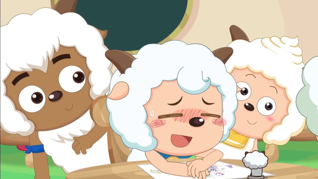 喜羊羊做白日梦,也太可爱了吧