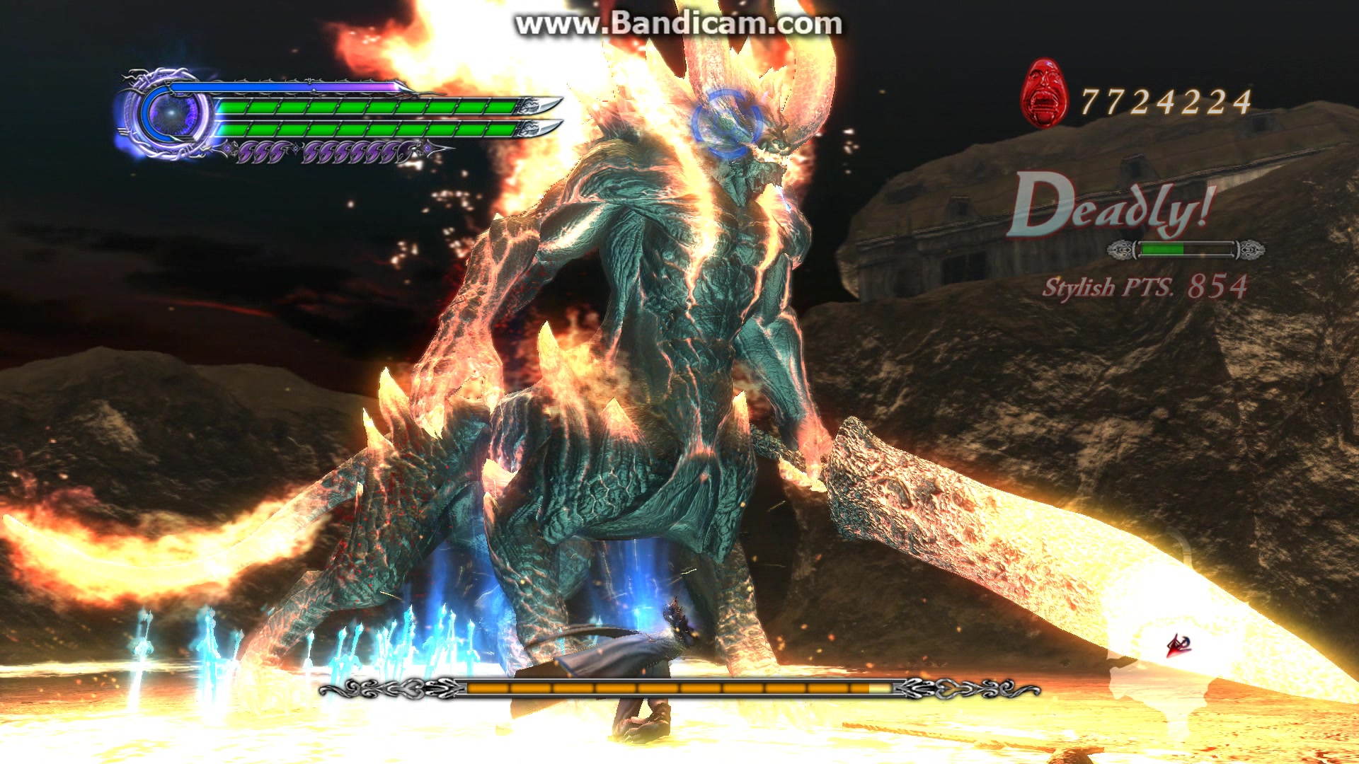 鬼泣4 维吉尔vs火牛 dmd无伤 简易打法