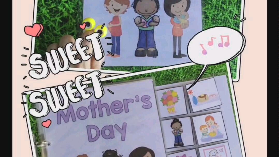 [幼儿英语早教]BuzzWorld How To Do Mother's Day/ Interactive Book Tutorial 英语翻翻书安静书制作教程哔哩哔哩bilibili