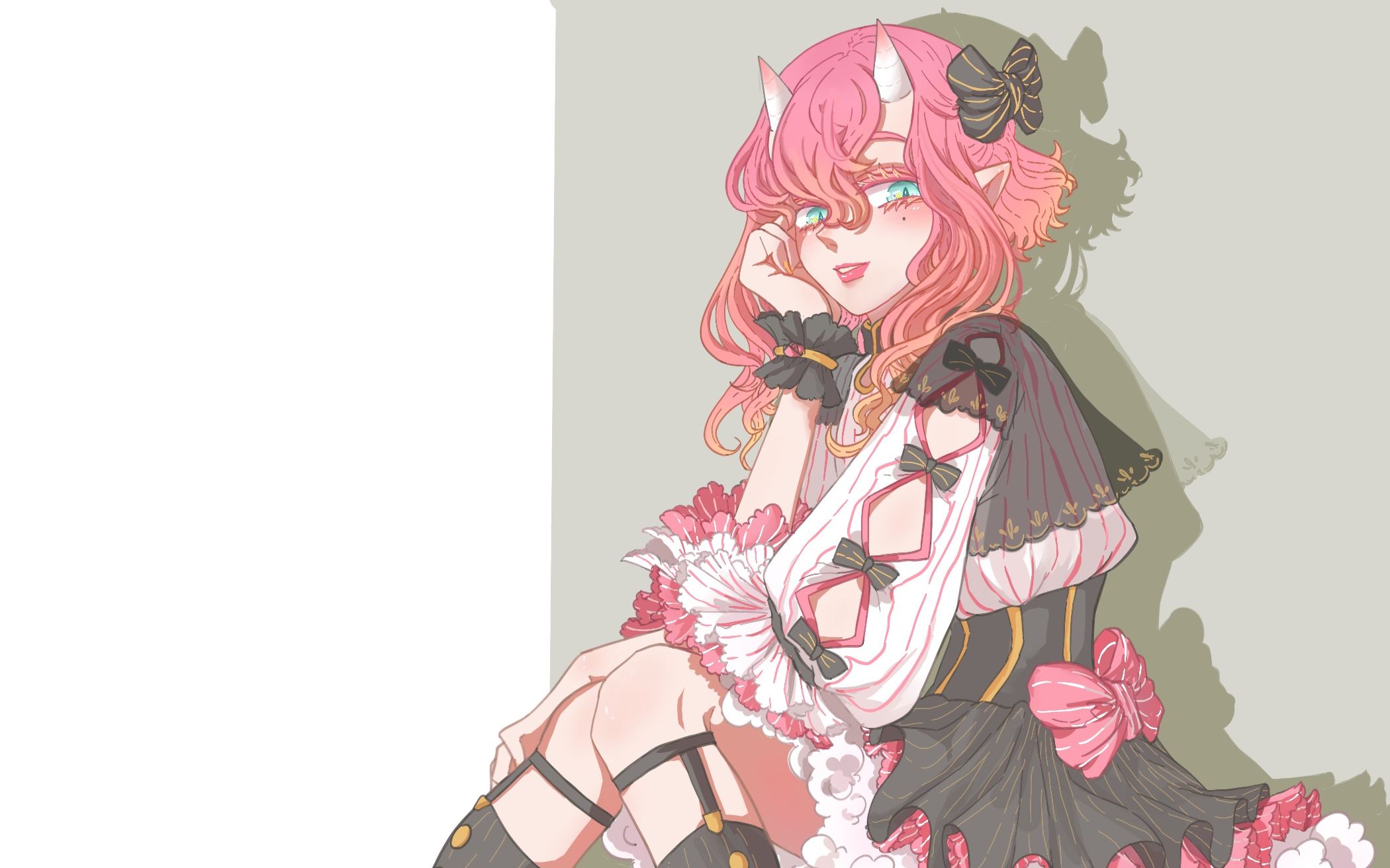 【procreate】长角的女孩子