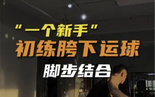 Descargar video: 新手｜初练胯下运球｜脚步结合