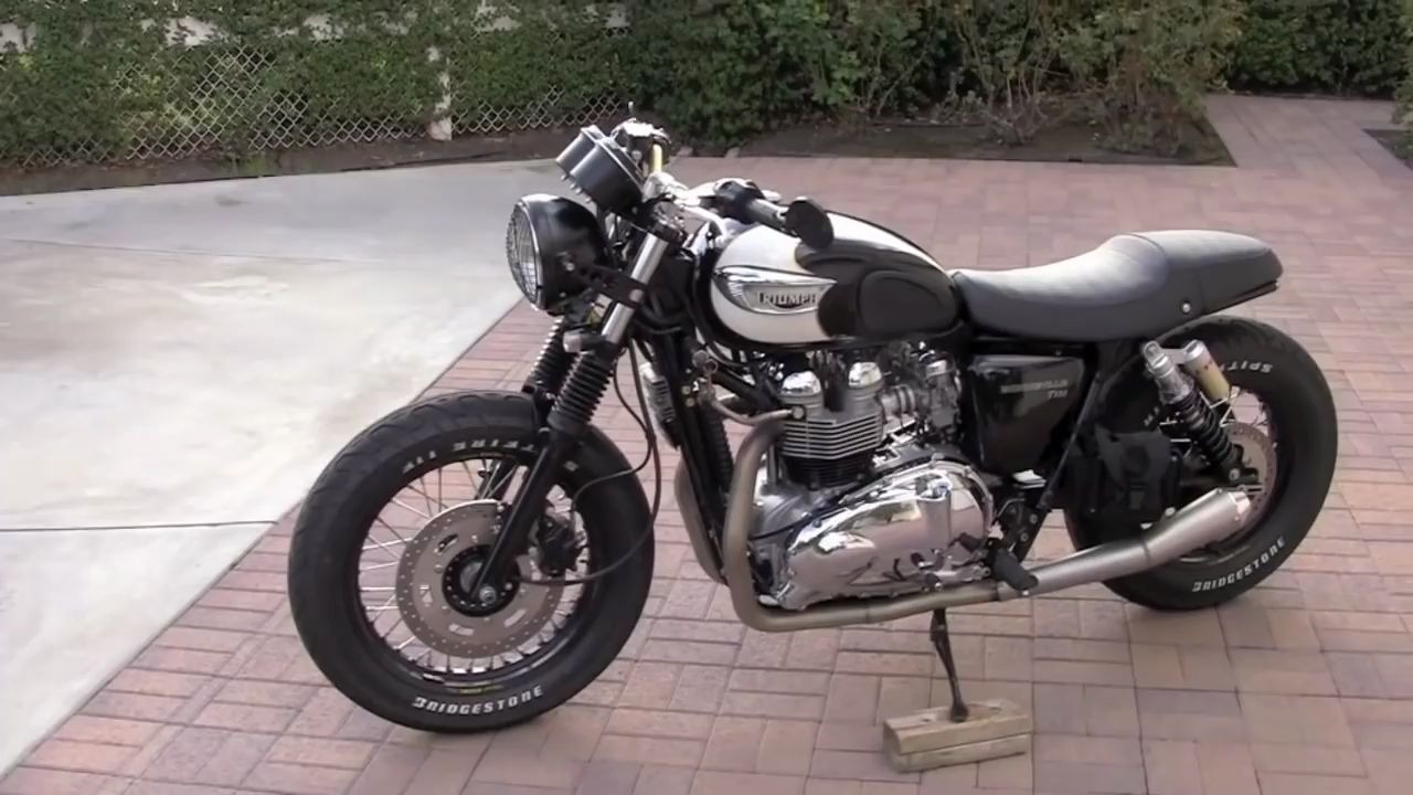 Triumph Bonneville T100 Modified by Nick Serrano哔哩哔哩bilibili