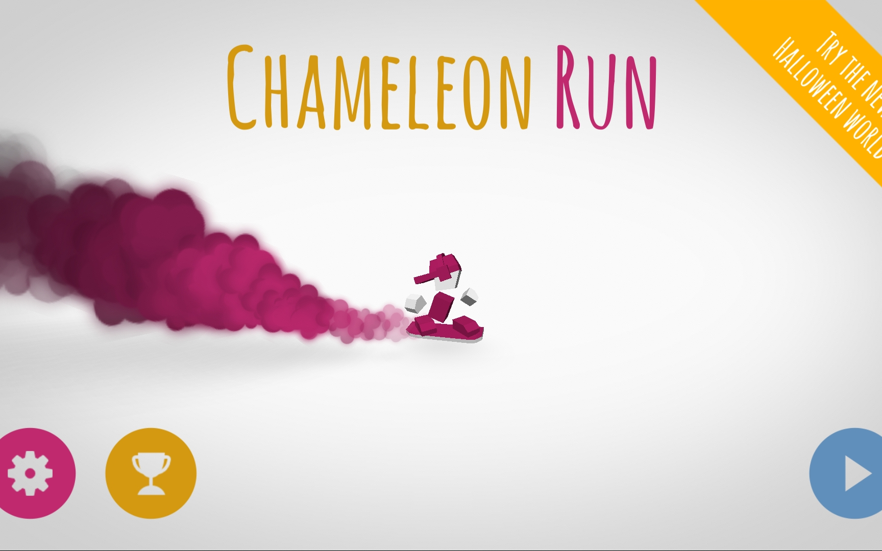 CHAMELEON RUN,极速变色龙.收集+三颗星.应该挺全.哔哩哔哩bilibili