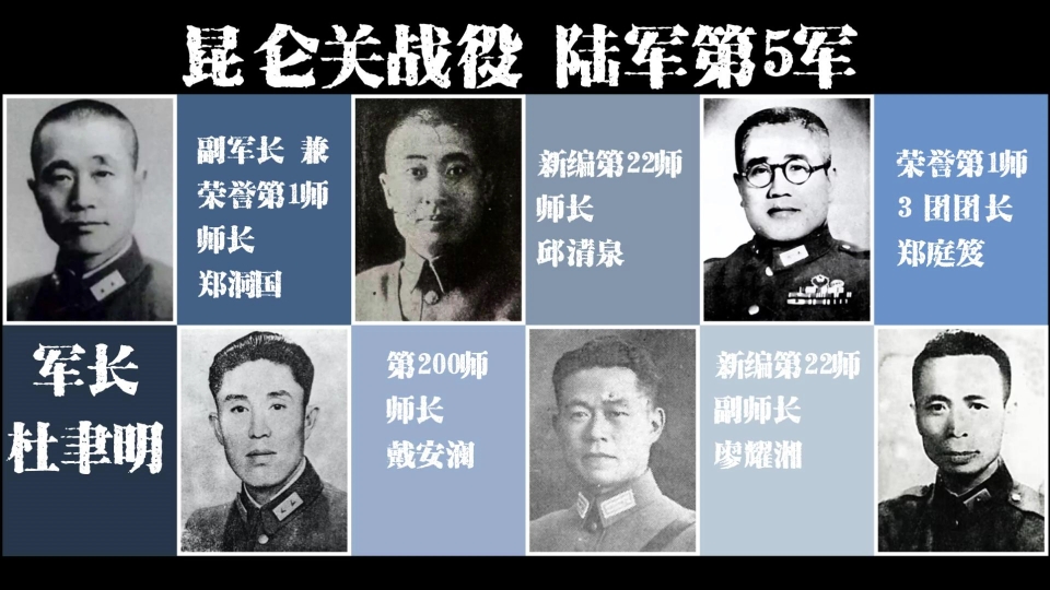 [广西]昆仑关(4—昆仑关大捷第5军王牌阵容