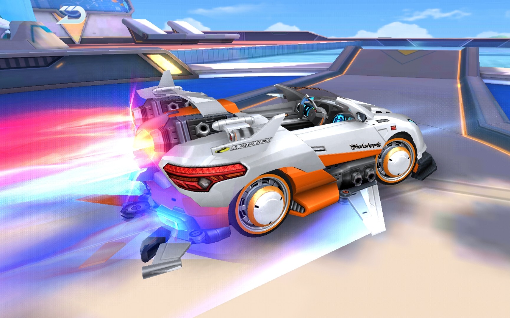 qq飞车手游: 5喷a车(变形销魂)试驾.