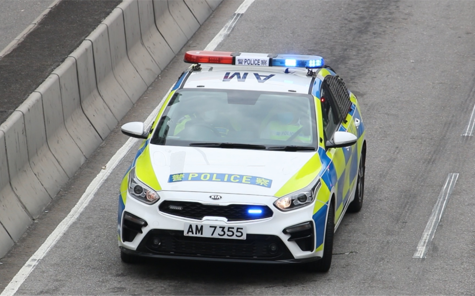 香港警察交通部巡逻车