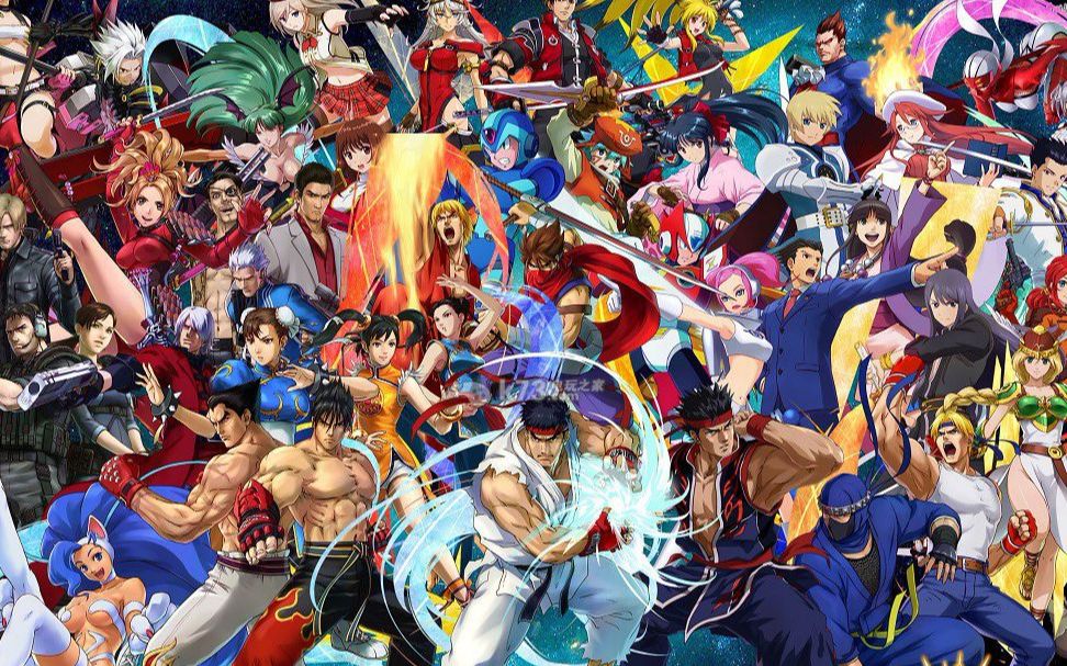 [图]CAPCOM、SEGA、BNGI、任天堂 (Project X Zone 2)OP 看看里面你都认识那些你喜欢的角色