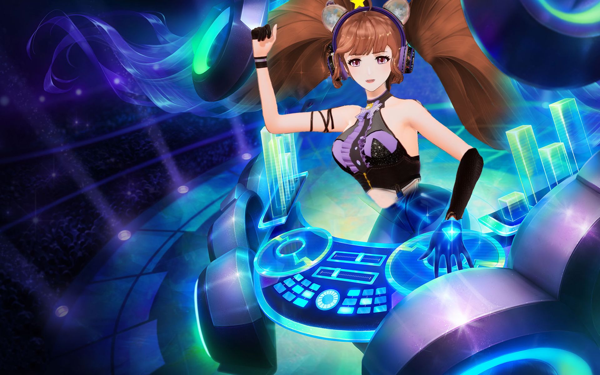 专业dj莞!米诺进来学打碟(附弹幕)