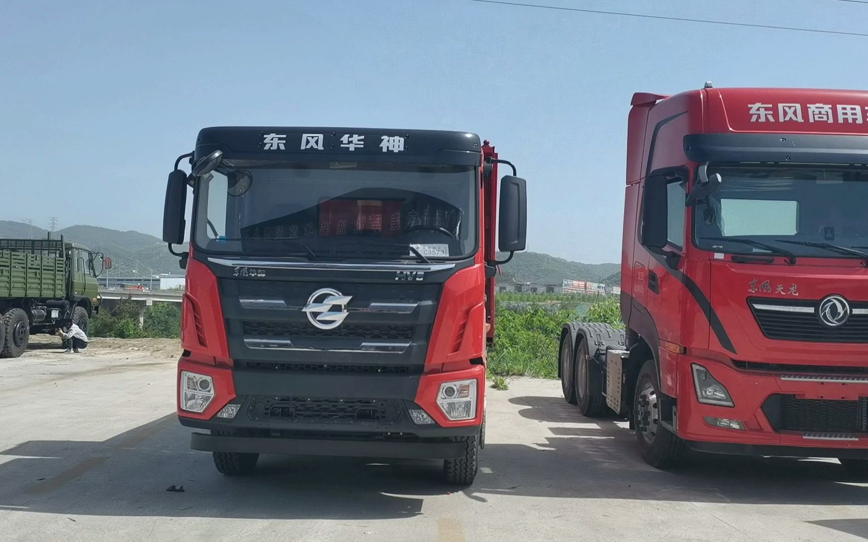 东风华神国六270前四后六平板自卸车,8x2提升桥翻斗自卸车_哔哩哔哩