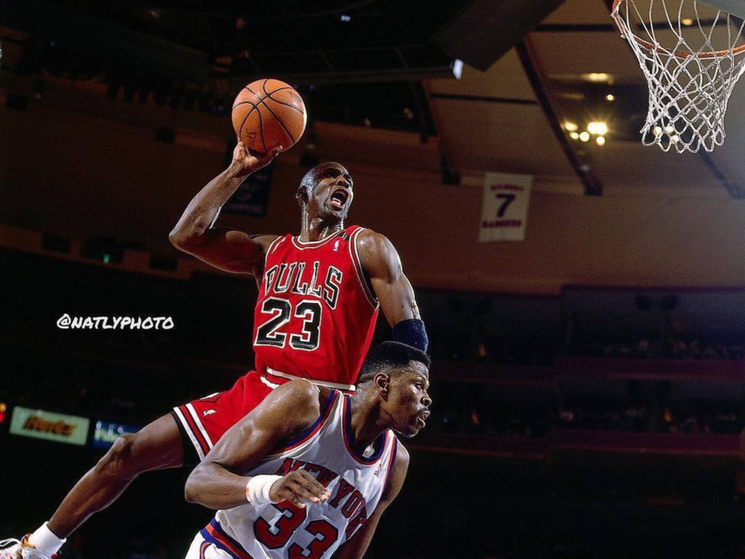 篮球名场面:乔丹十大逆天拉杆(上)