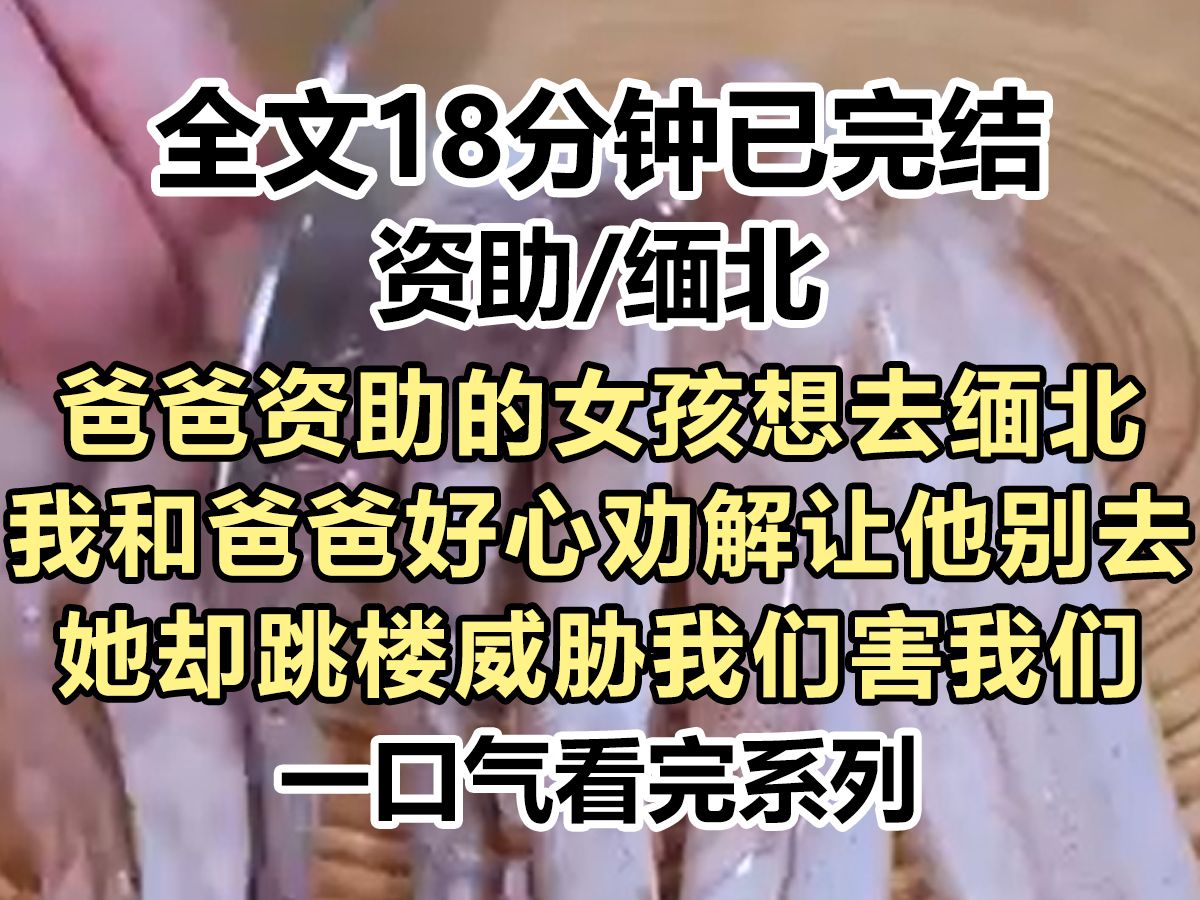 【爽文已完结】爸爸资助的女孩想去缅北,我和爸爸好心劝解让他别去,她却跳楼威胁我们,害我们全家被网络暴力...哔哩哔哩bilibili