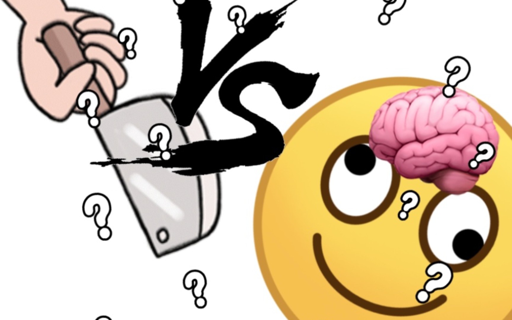 无脑手与有脑头谁会赢?
