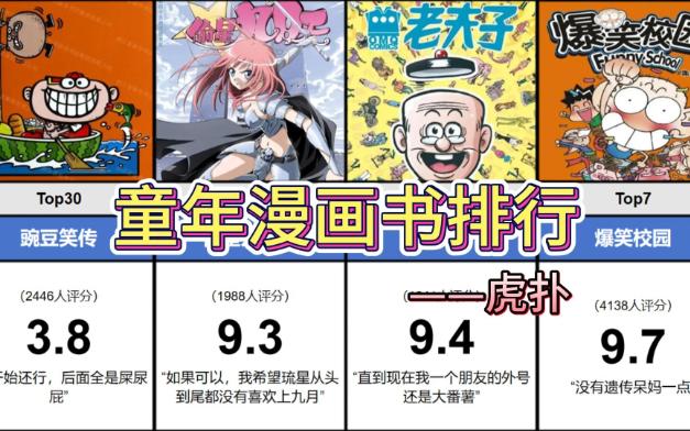 [图]第一实至名归，童年漫画书top30（虎扑）