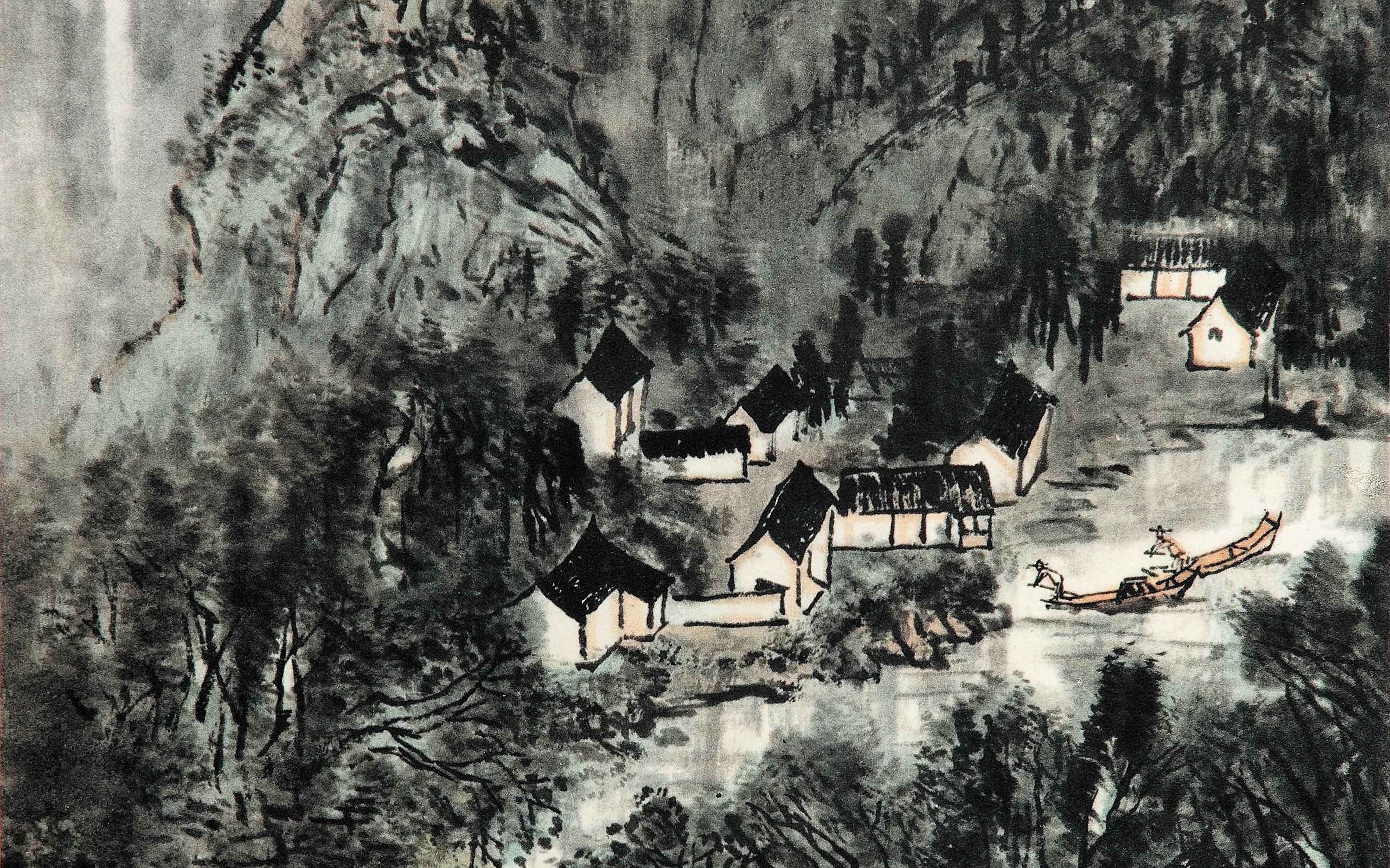 活动  李可染画院李仕明山水讲堂-李可染写生局部临摹3/4