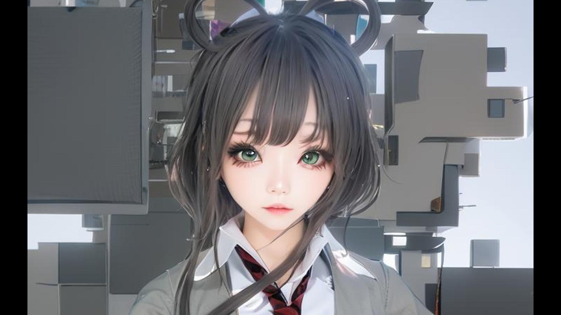 【ai动画】洛天依cos,mmd渲染真人(ai mmd)