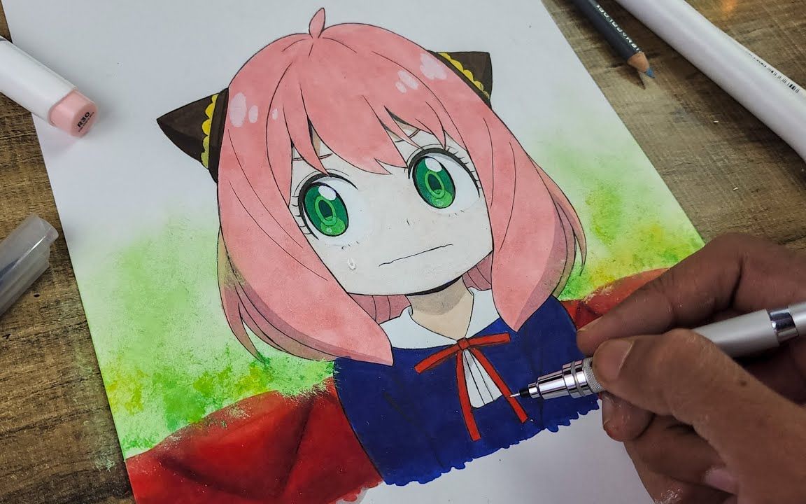 安妮亚的简单画法!【间谍过家家】