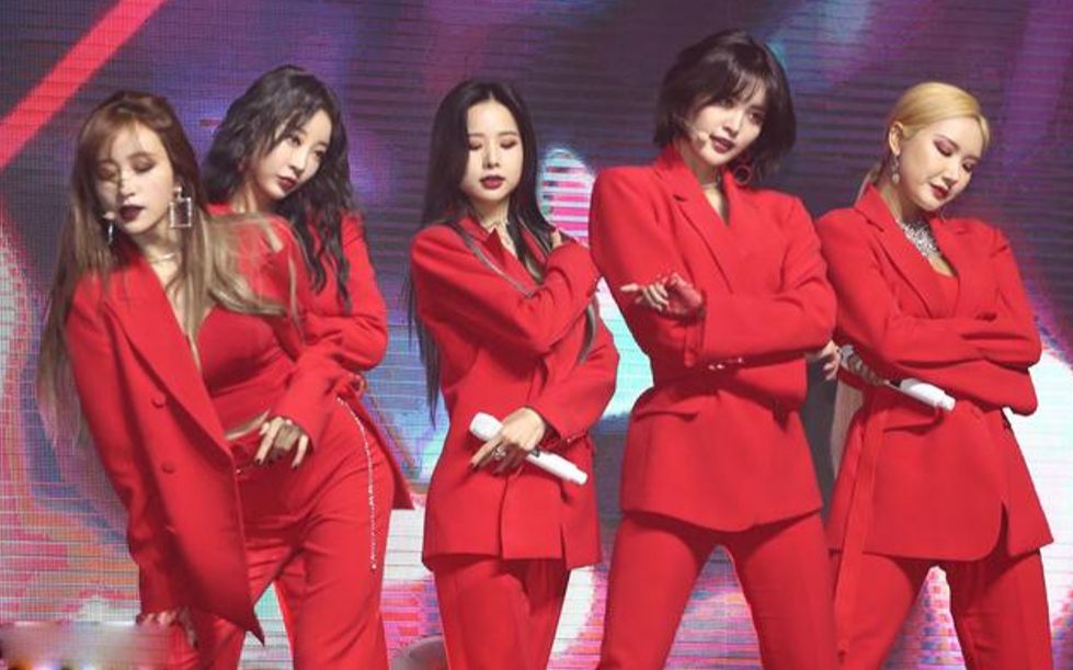 exid消音iloveyou首打歌舞台181123kbs音乐银行