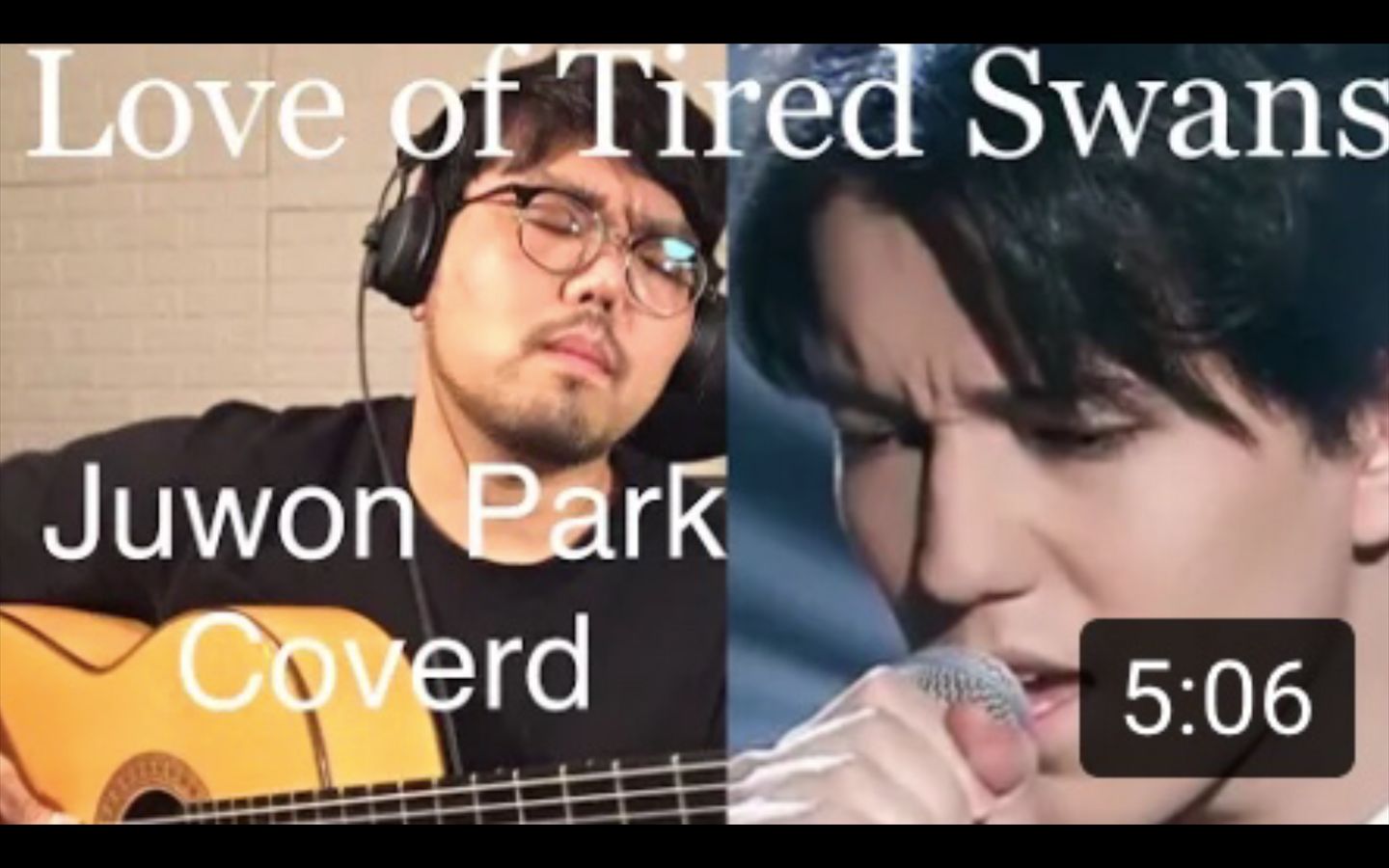 [图]【Juwon Park】Love of Tired Swans 疲惫天鹅之爱｜韩国小哥吉他翻弹