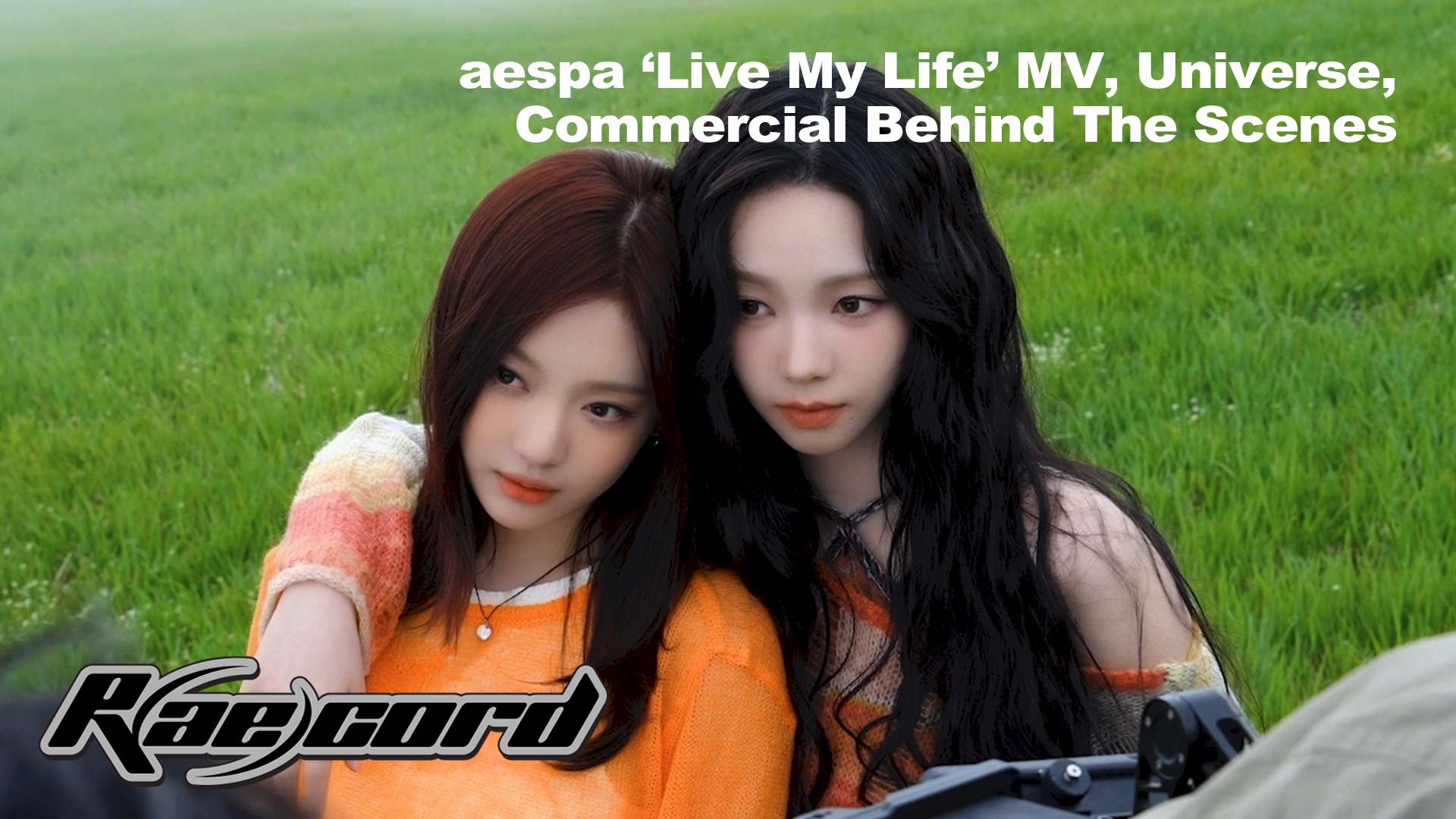 [图]【aespa】[R(ae)cord]我的梦想是搭便车🚙🚙 |aespa《Live My Life》MV,Universe,Commercial Behind