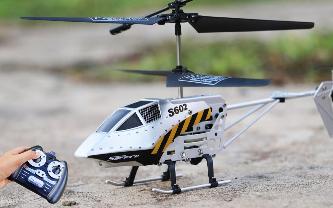 saffire35新型遥控直升机开箱试飞tech工坊