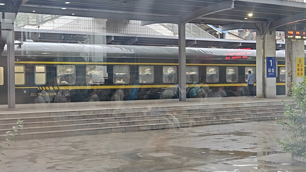 【中国铁路】韶山ss9g牵引的k132次(上海-大连)进入滁州北站