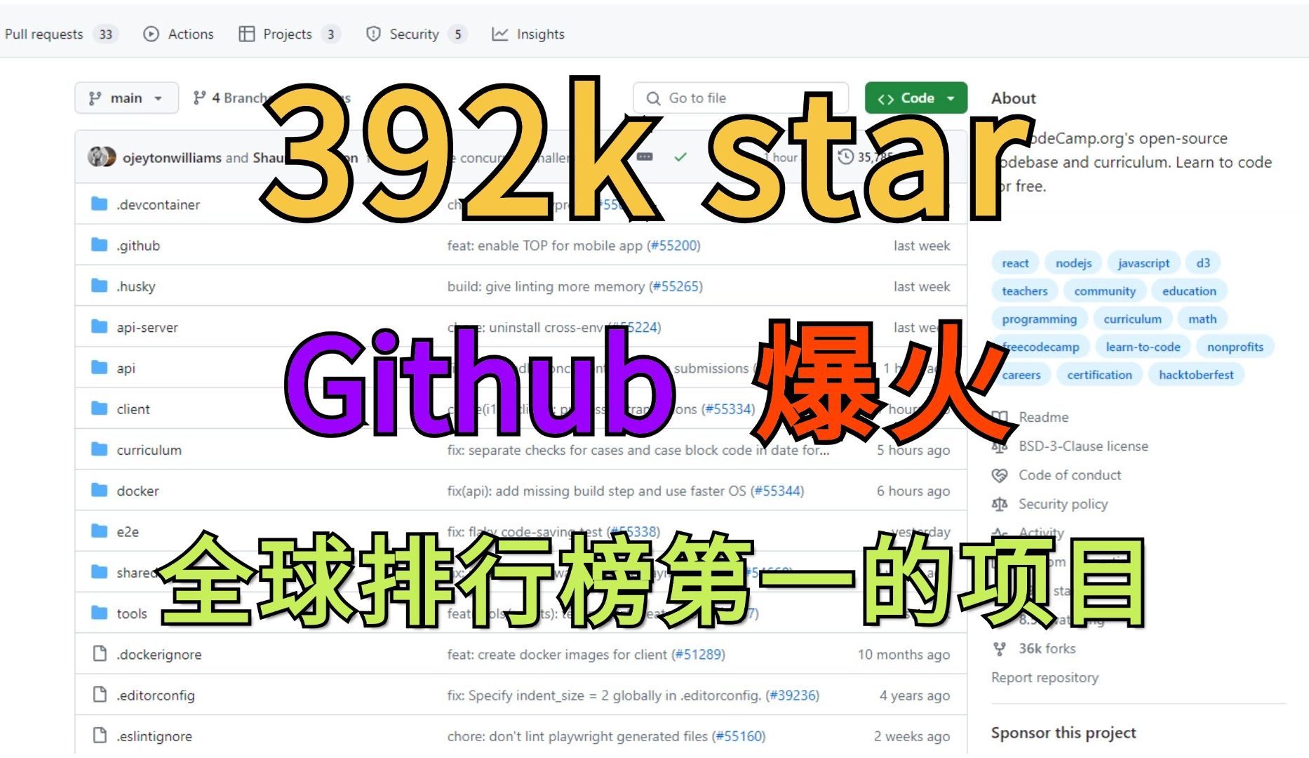 【Github爆火】400k star在望!免费在线编程学习项目!已帮助4万人就业!开启科技梦想之旅!哔哩哔哩bilibili