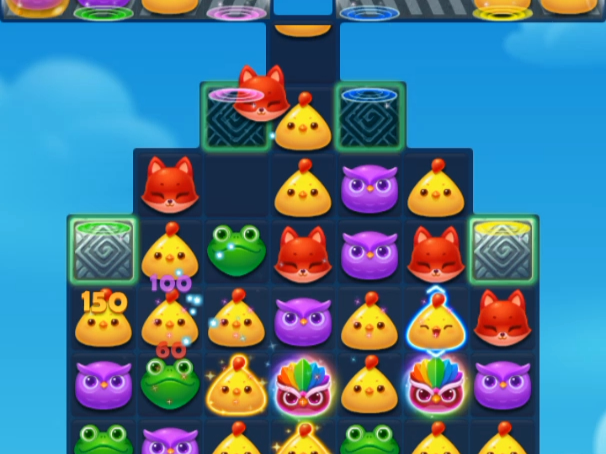 (开心消消乐)第511关通关了