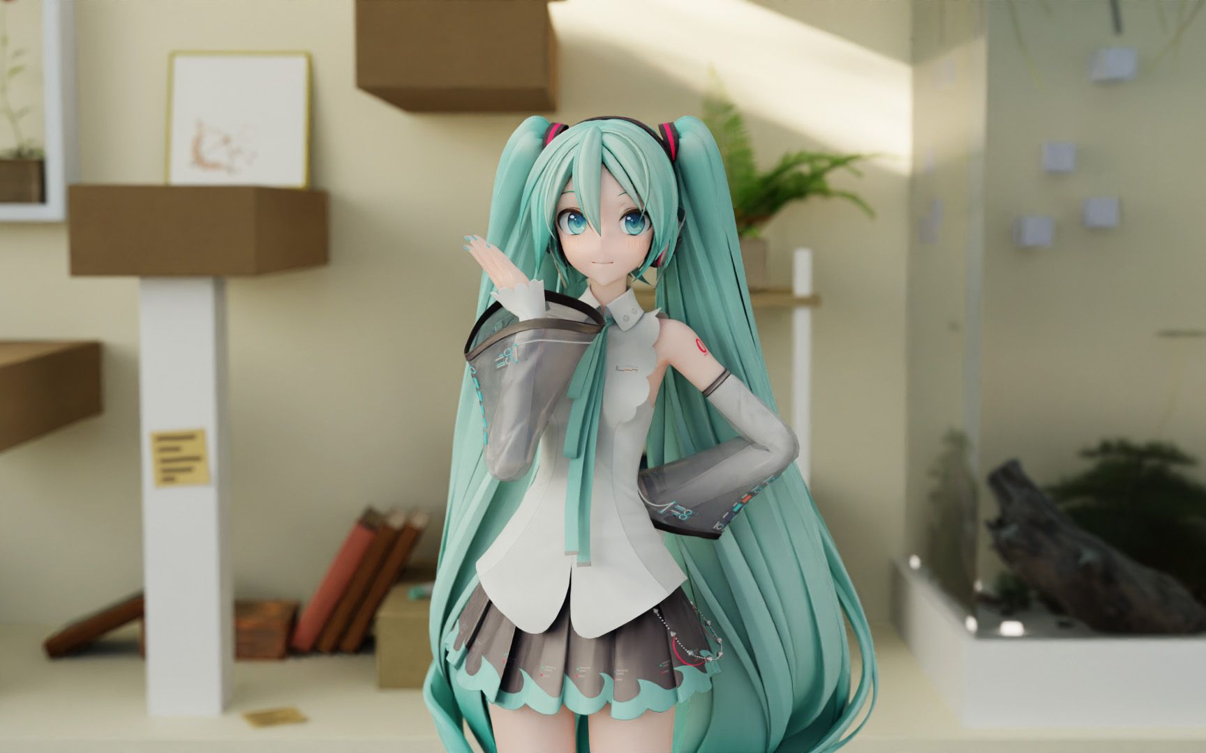 【Cycles/4K60/MMD】MIKU  请爱我/アイシテ哔哩哔哩bilibili