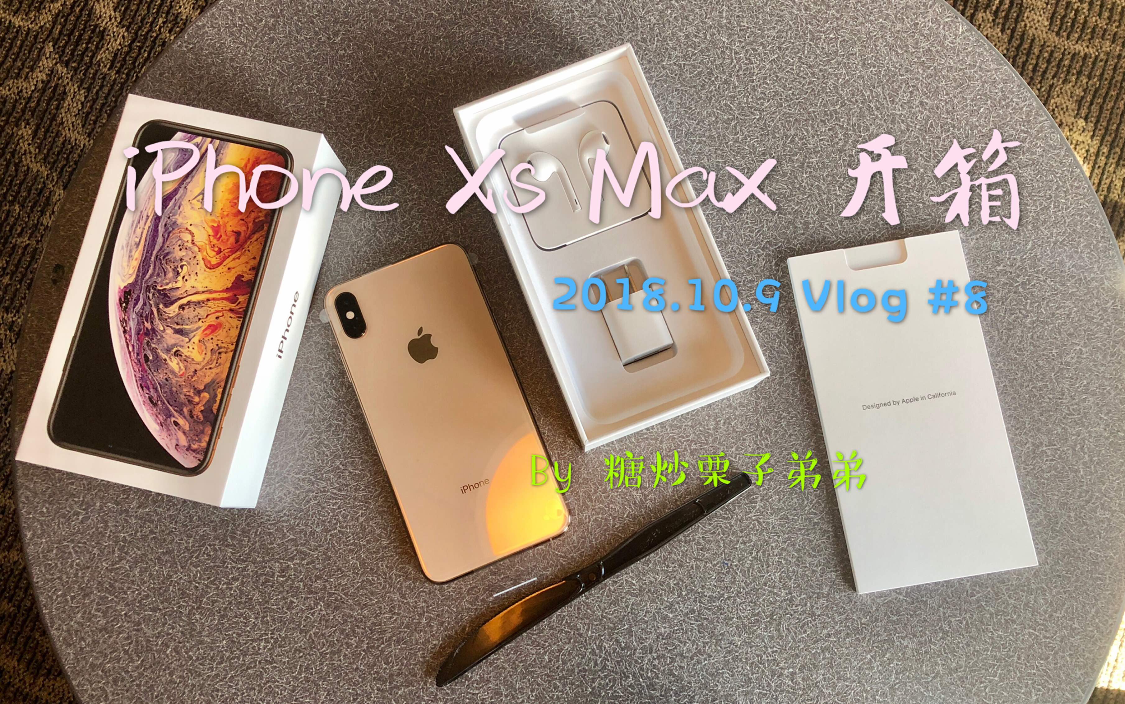 不负众望,iPhone Xs Max开箱! 好贵好贵啊,好大好大啊! 【栗子弟弟的开箱】哔哩哔哩bilibili