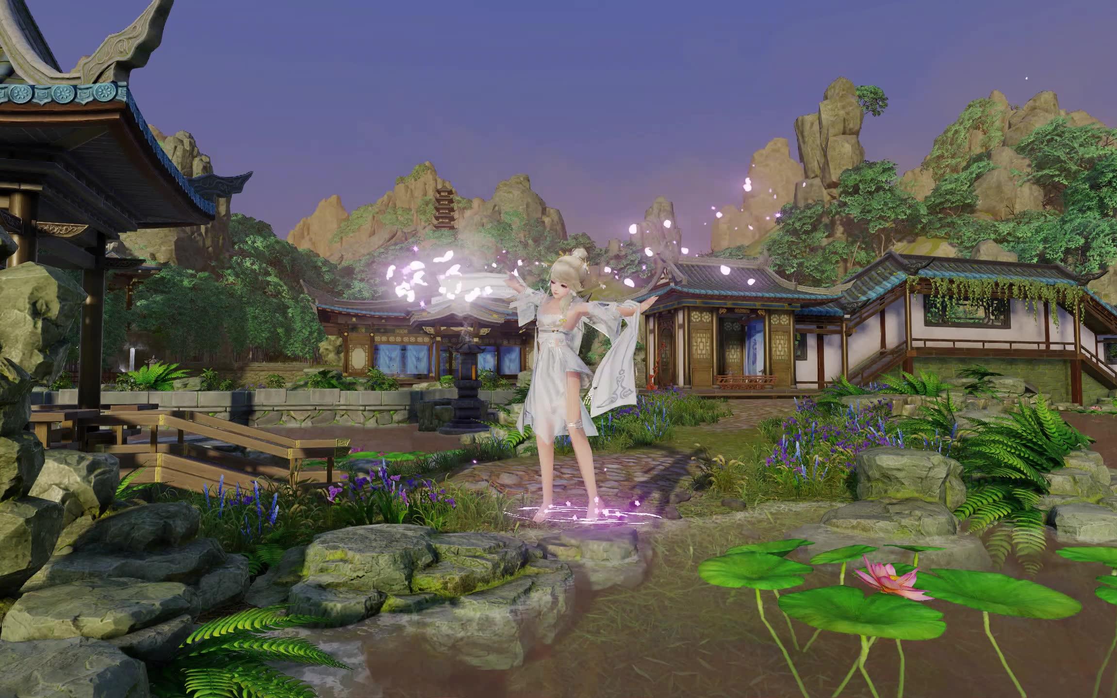 【剑网三】打歌服挂件包特效展示