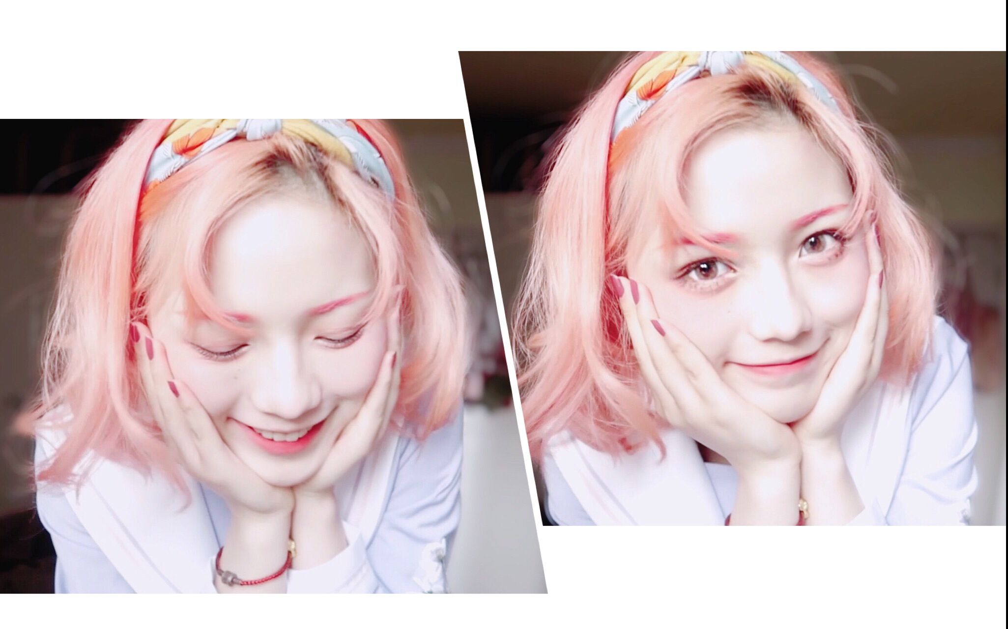 【党妹】百分百表白成功妆容 超简单卷发分享!