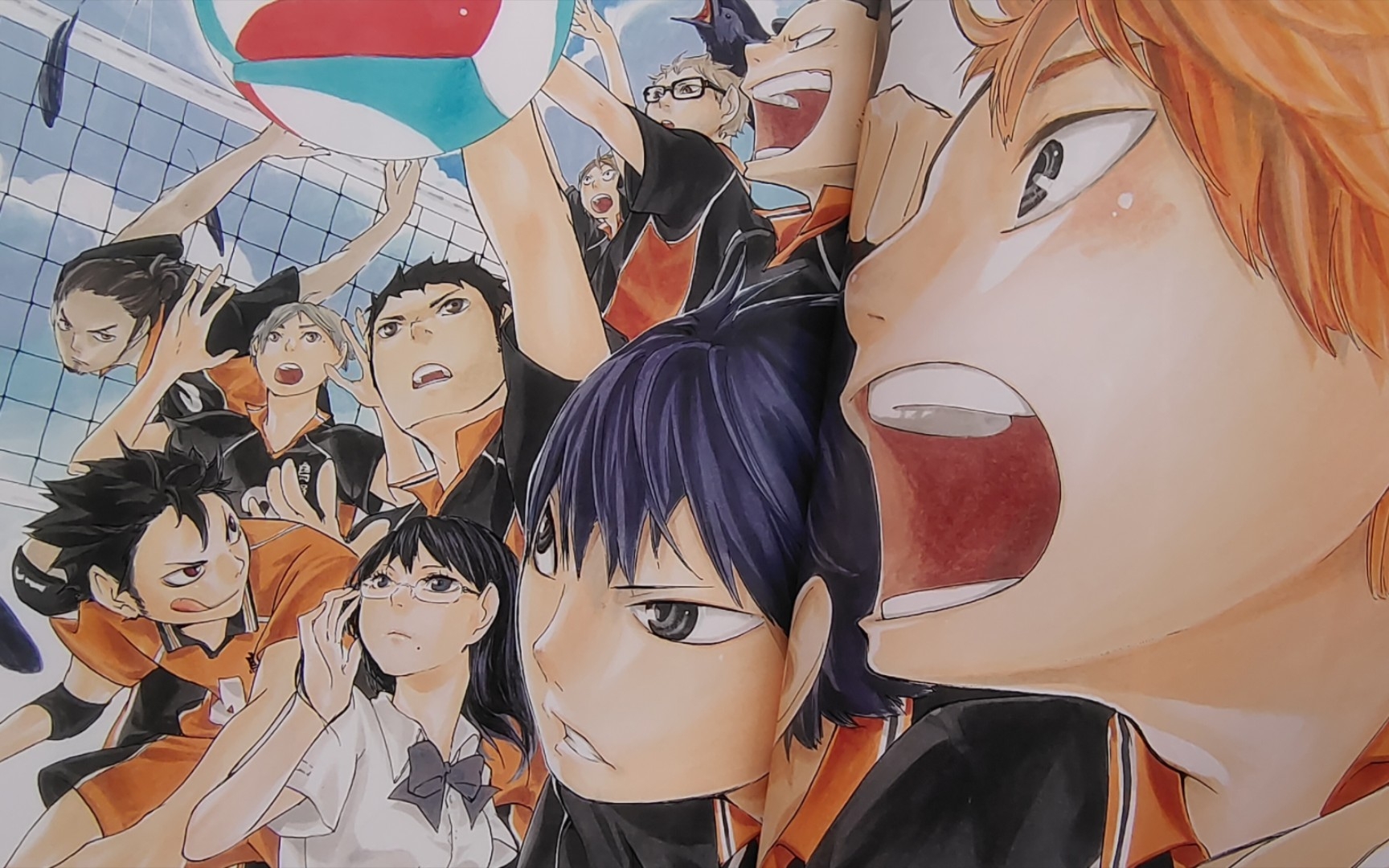 画师"古馆春一":《排球少年》插画(第1期)