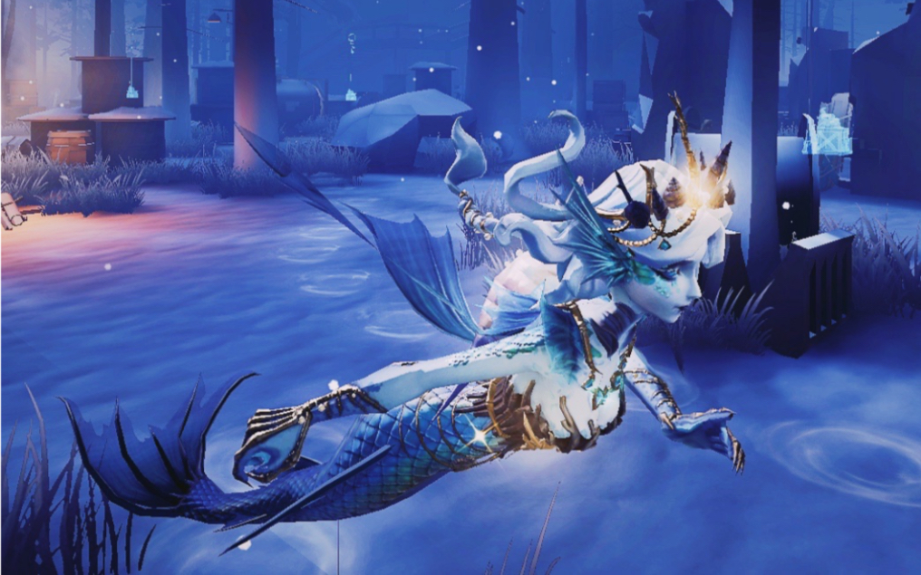 【第五人格】渔女金皮-静默之戟 抽奖实况&游戏内展示 前方高能 欧气