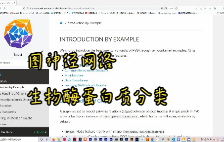 PYG搭建识别酶蛋白质分类的图神经网络哔哩哔哩bilibili