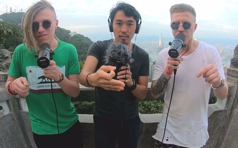 mad twinz & gene - 三位世界级大神beatbox合作,香港太平山顶的trap