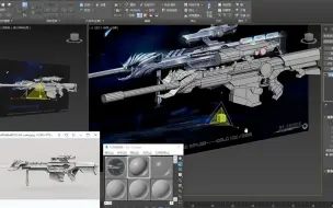 Download Video: 【3dmax】巴雷特模型制作，3dmax零基础枪械建模教学