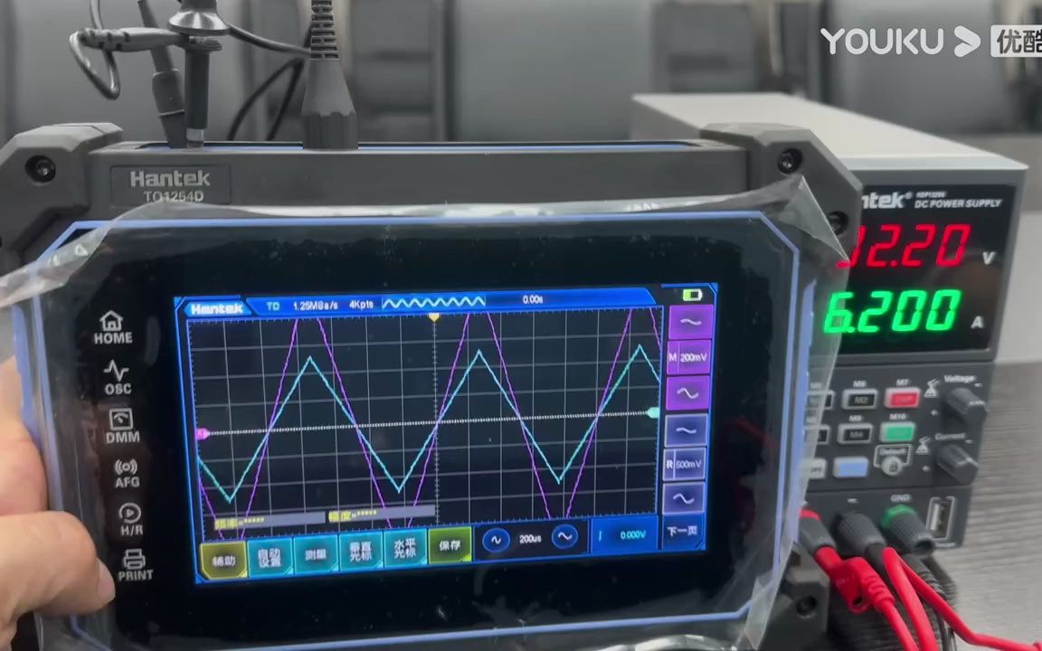 汉泰平板示波器功能演示哔哩哔哩bilibili
