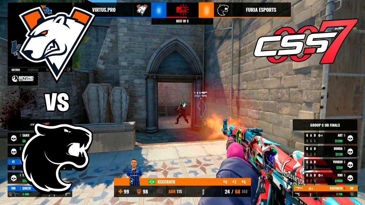 【csgo】翻盘! furia vs virtus.pro 别墅杯7
