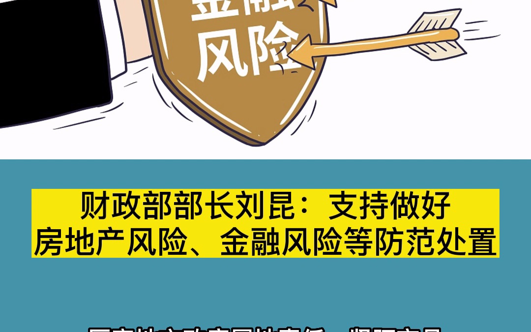 财政部部长刘昆:支持做好房地产风险、金融风险等防范处置哔哩哔哩bilibili