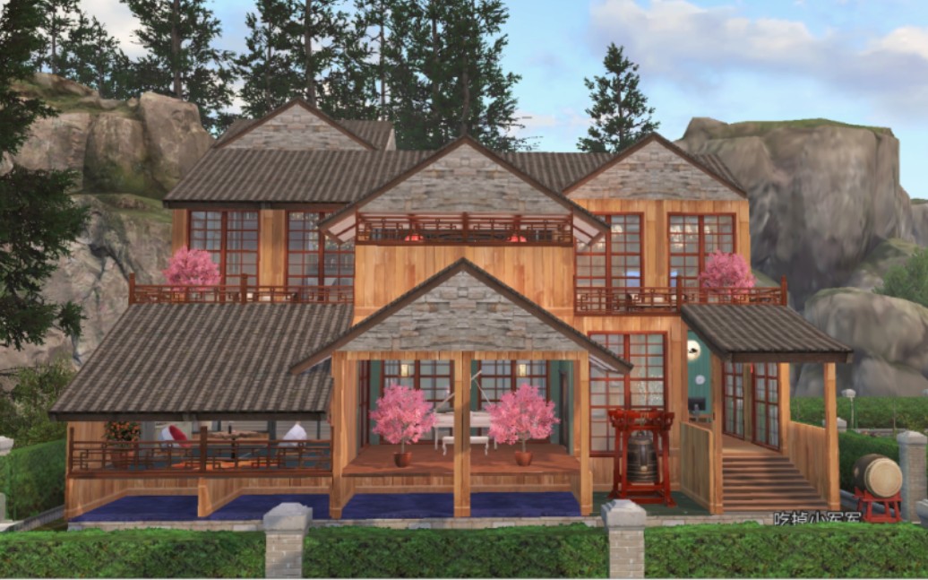 【是森林呀】明日之后原创建筑 《望归》 日式温泉小屋