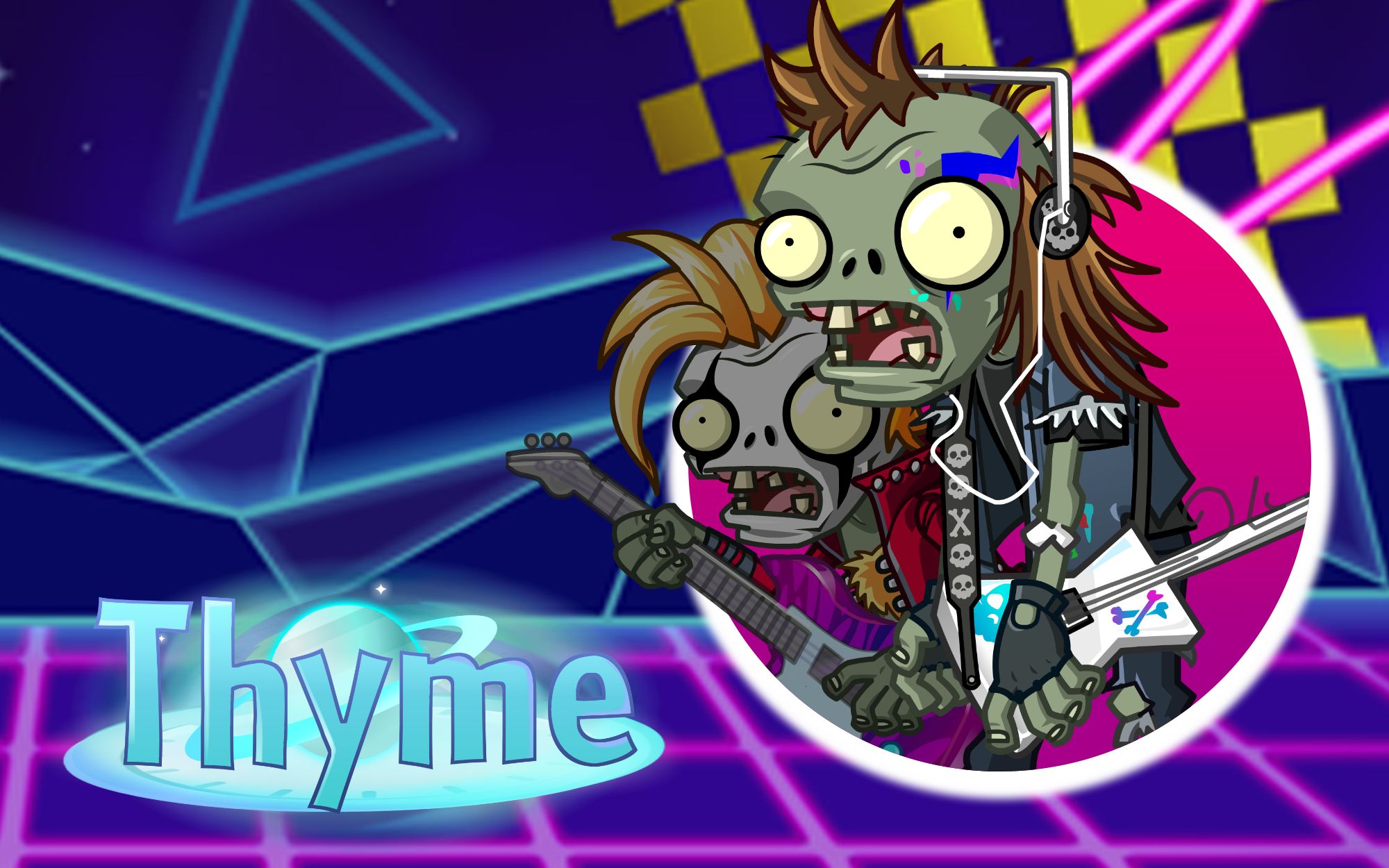 drop the bass! |【华人】《pvz 2 : thyme》贝斯手僵尸/鲻鱼僵尸演示