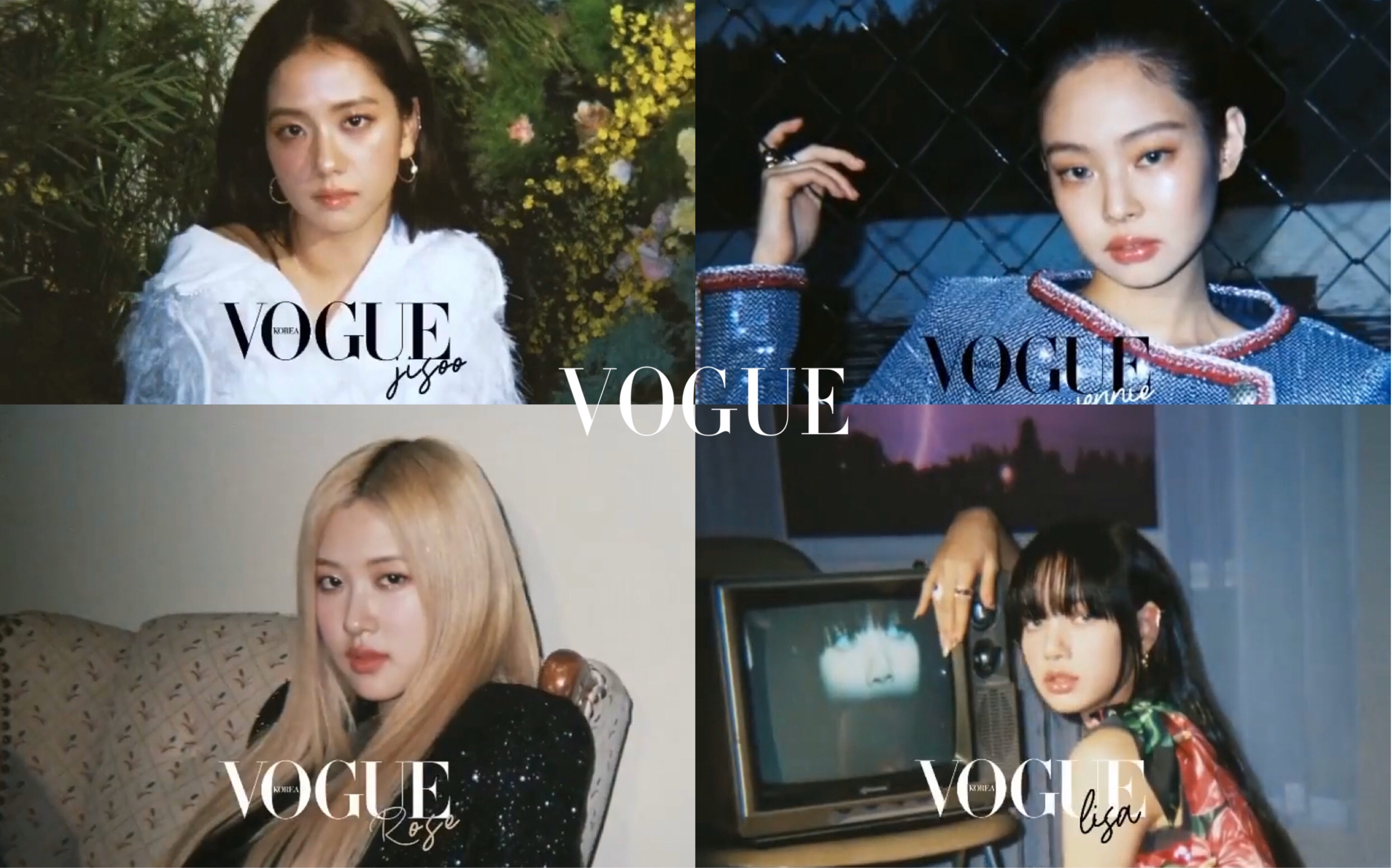 【BLACKPINK】Vogue Korea三月刊怼脸拍花絮,首个登上VK的女团,表现力优越!哔哩哔哩bilibili