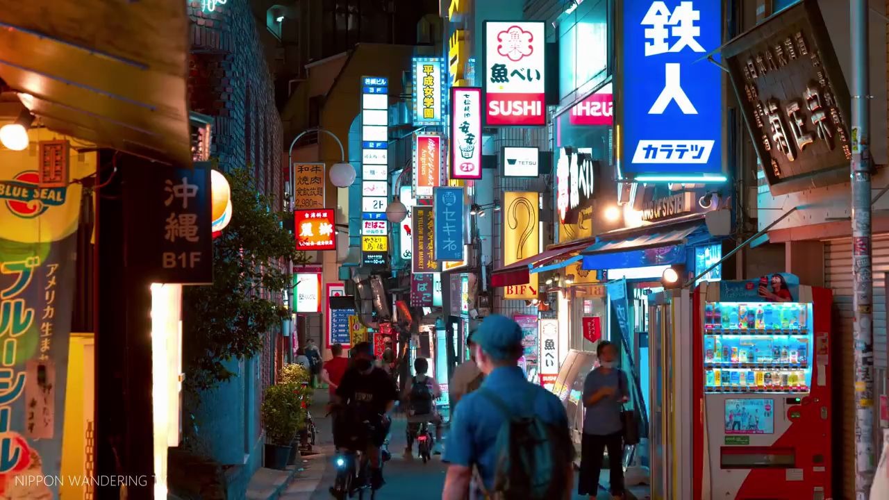 [图]夜幕降临，看看涩谷霓虹灯闪烁的街景