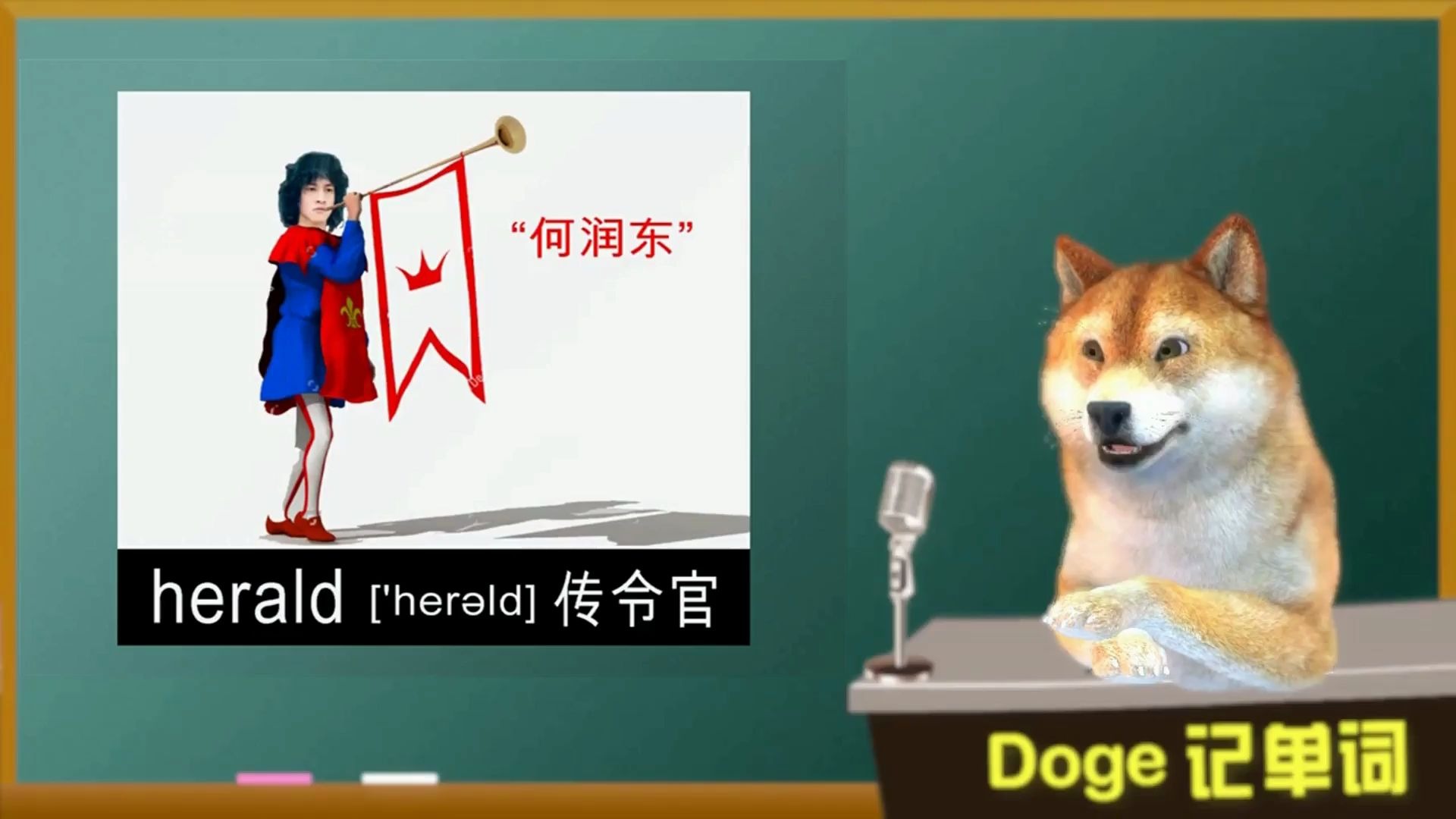 【Doge每日一词】0724 herald 红宝书考研英语词汇哔哩哔哩bilibili